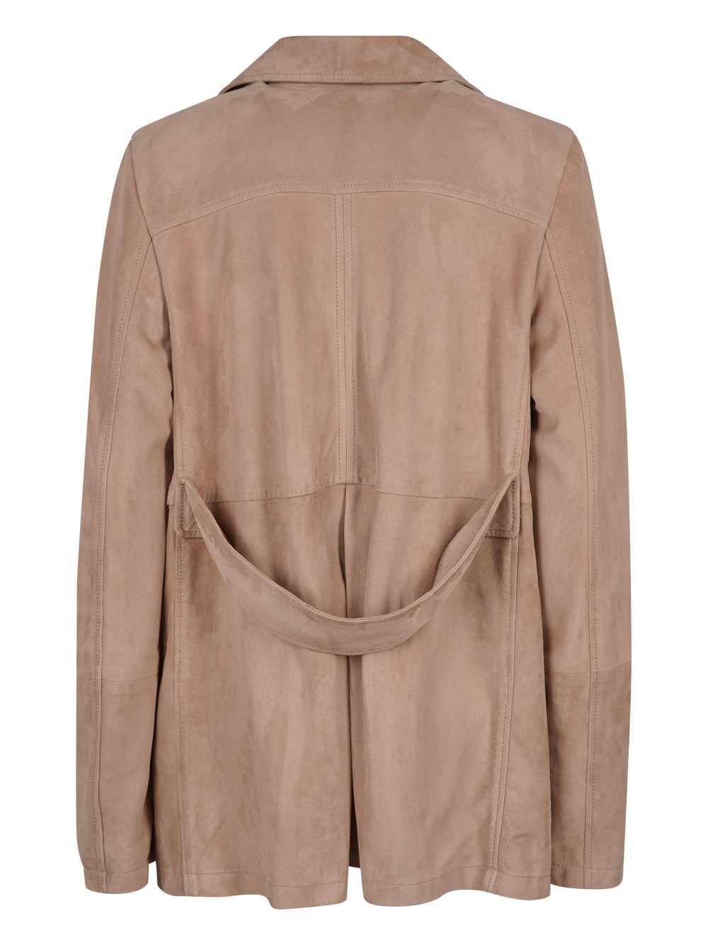 DOUBLE BREASTED SUEDE JACKET