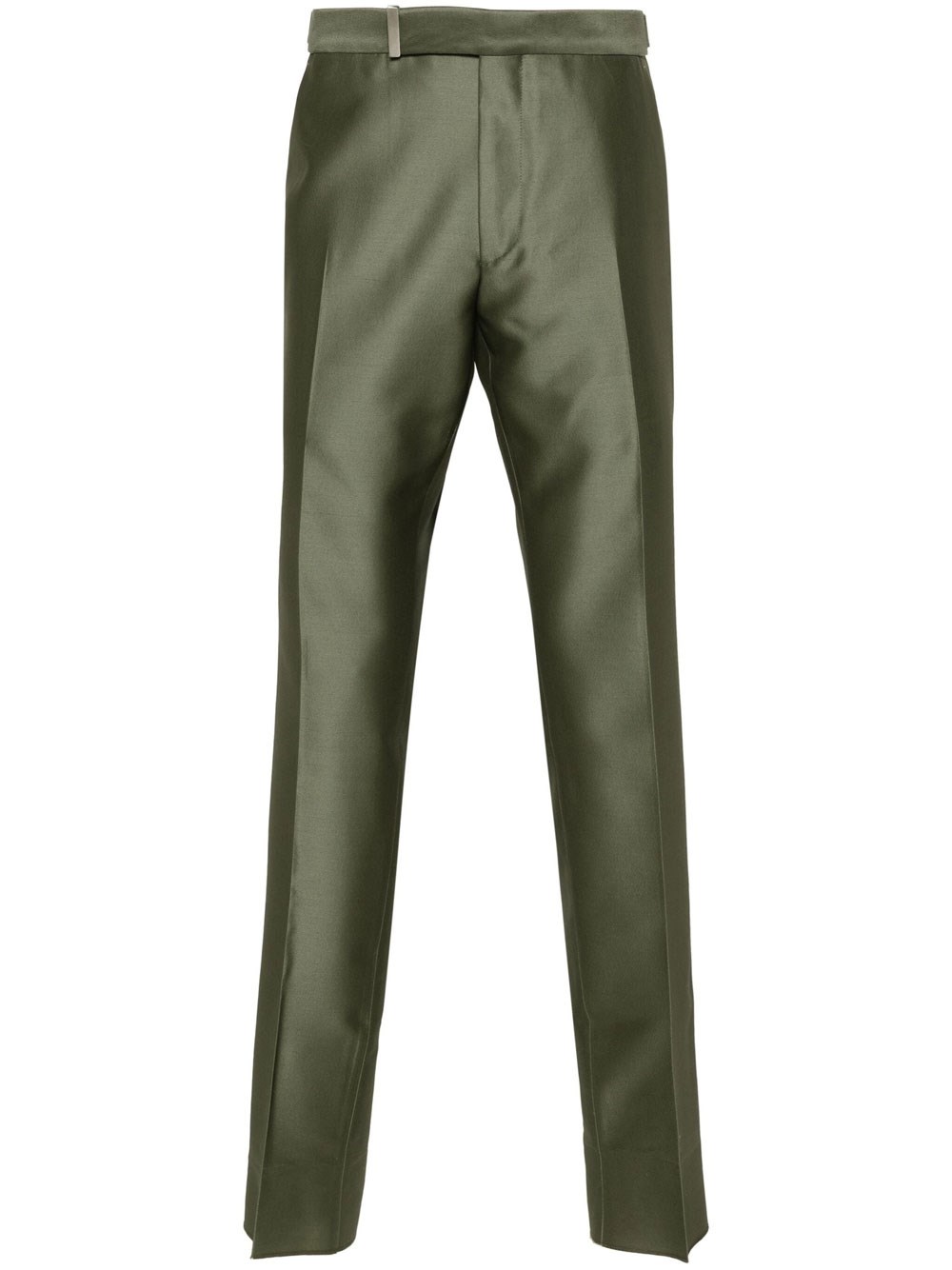 WOOL SATIN PANTS