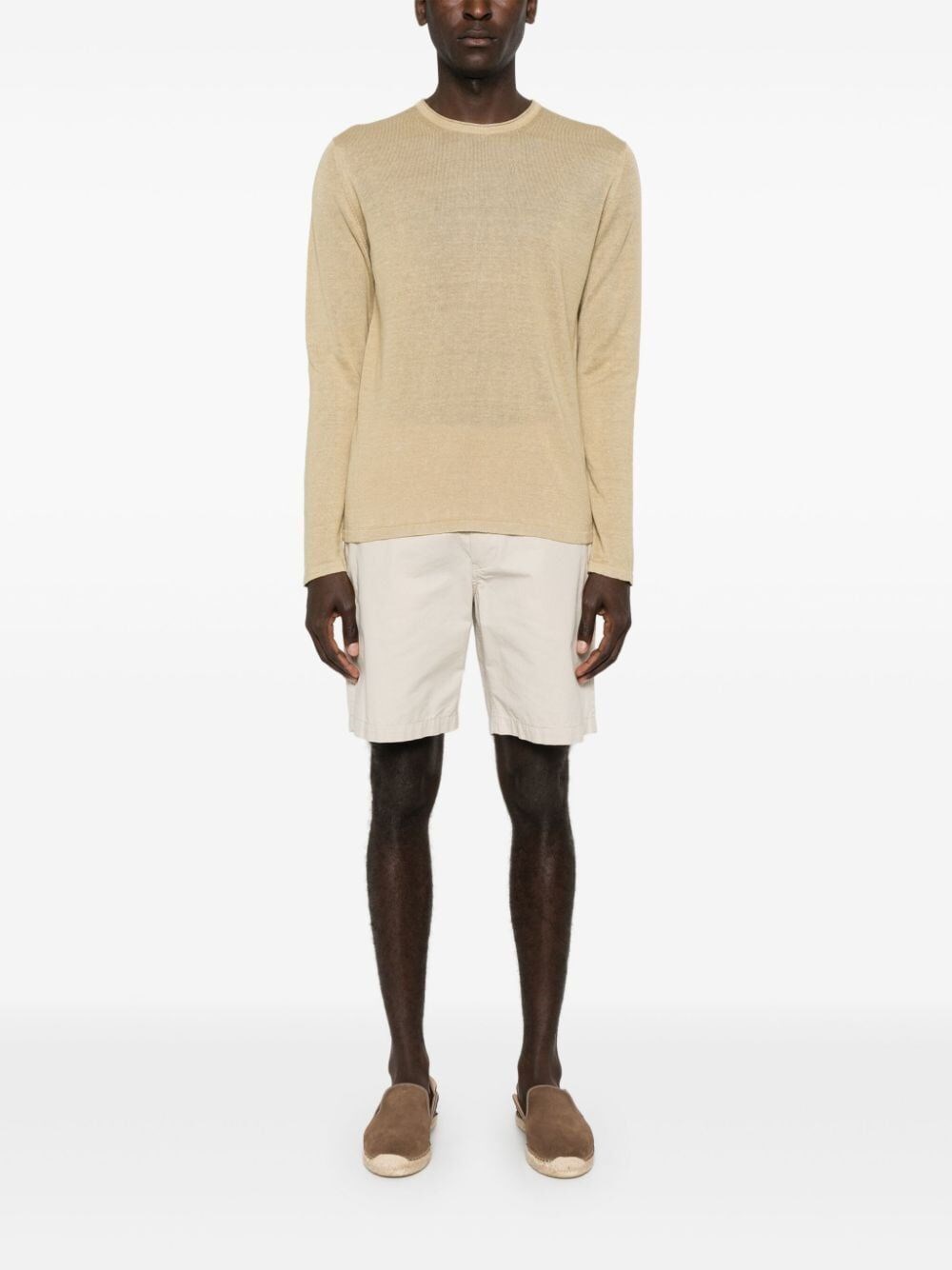 LONG-SLEEVED LINEN JUMPER