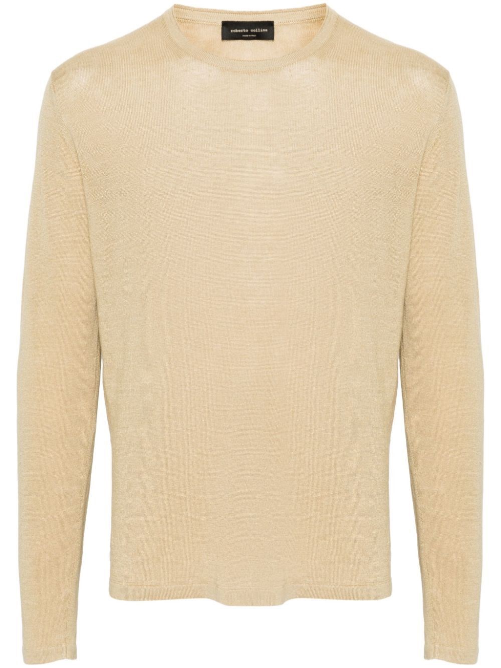 LONG-SLEEVED LINEN JUMPER