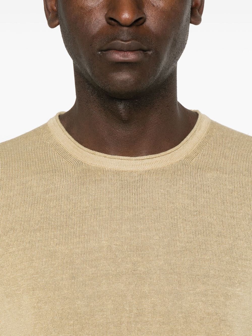 LONG-SLEEVED LINEN JUMPER