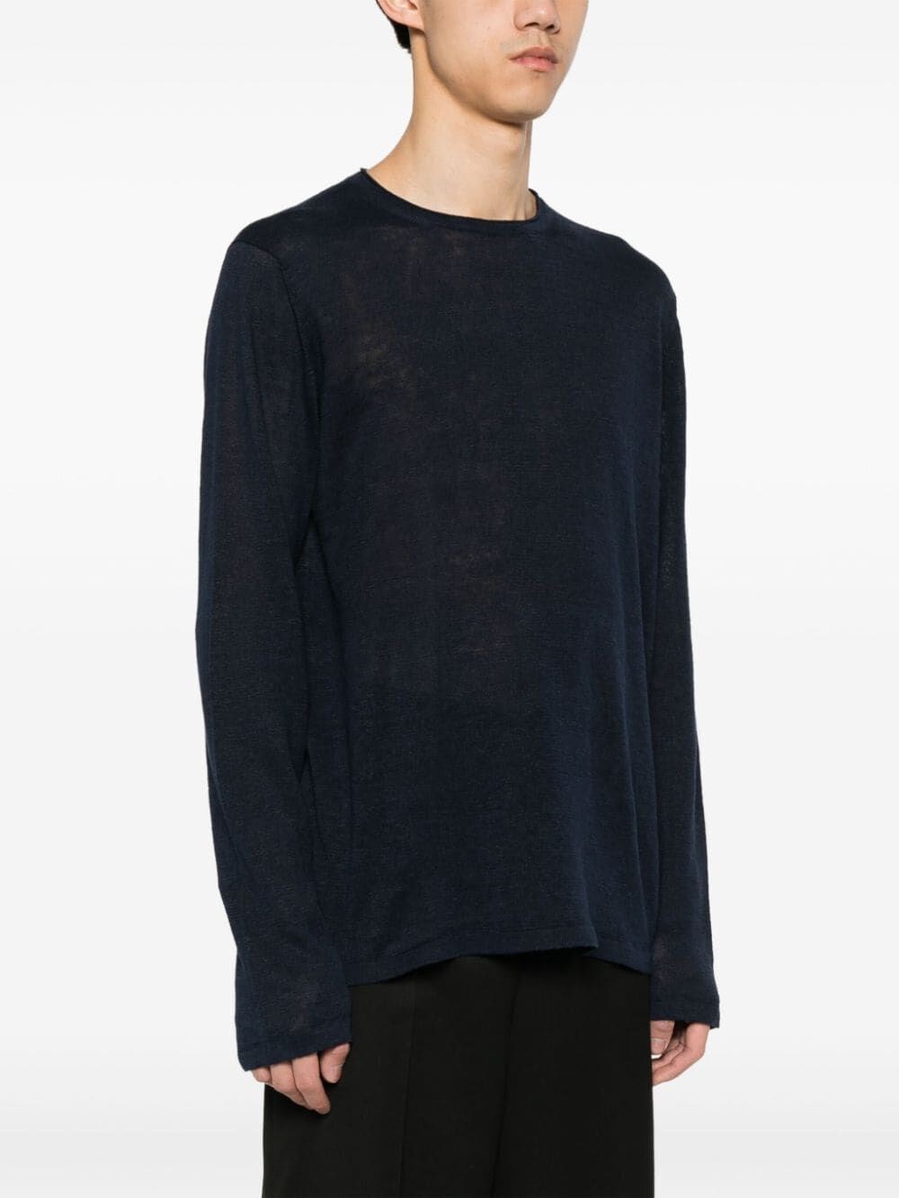 LONG-SLEEVED LINEN JUMPER