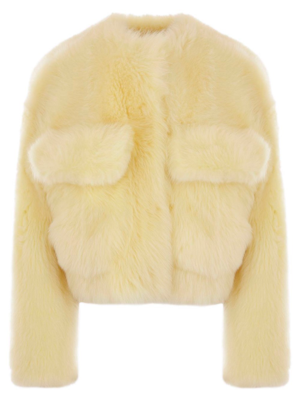 TOSCANA SHEARLING CROPPED BLOUSON