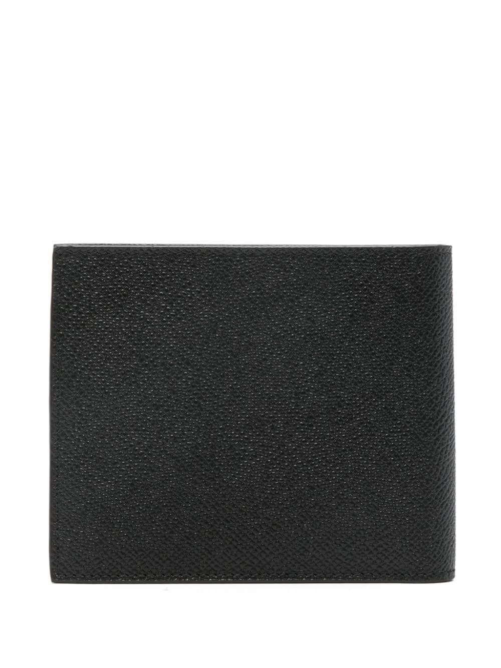 GANCINI-PLAQUE BI-FOLD WALLET