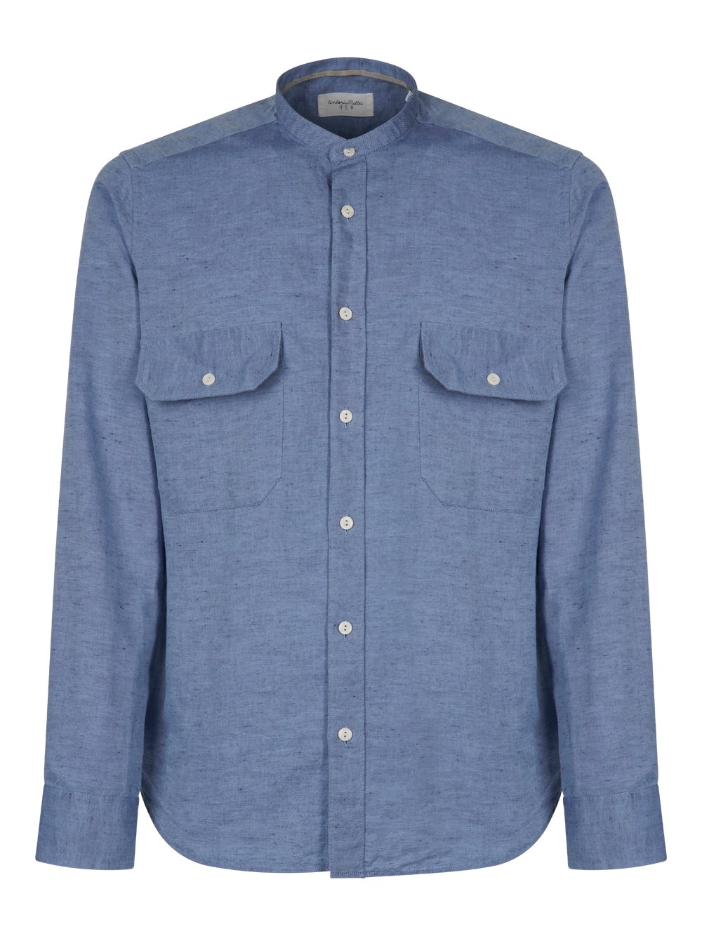 Shop Tintoria Mattei Round Neck Shirt In Blue