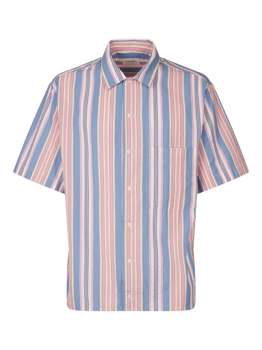 Shop Tintoria Mattei Short-sleeved Striped Shirt In Multicolour