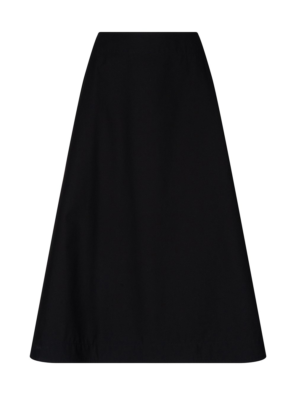 FLARED COTTON MIDI SKIRT