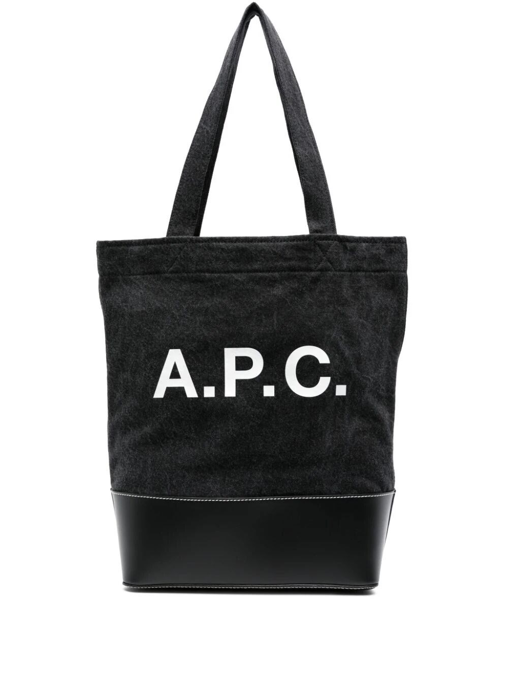 Shop Apc Axel Panelled Tote Bag In Black