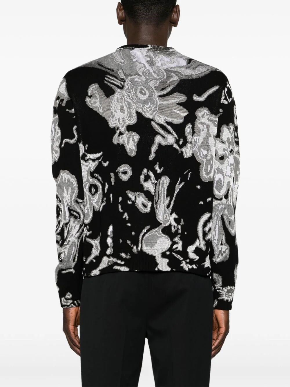 ABSTRACT PATTERN-JACQUARD JUMPER