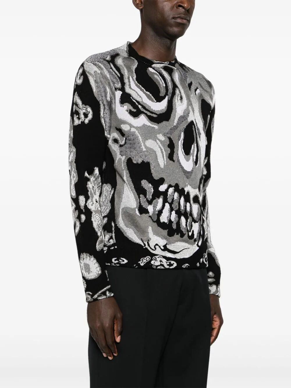ABSTRACT PATTERN-JACQUARD JUMPER