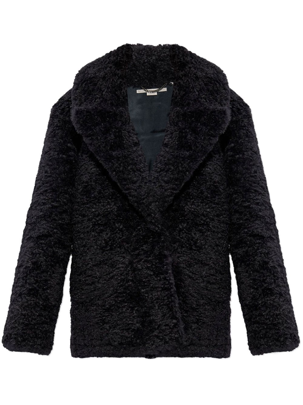 BELTED PLUSH TEDDY JACKET