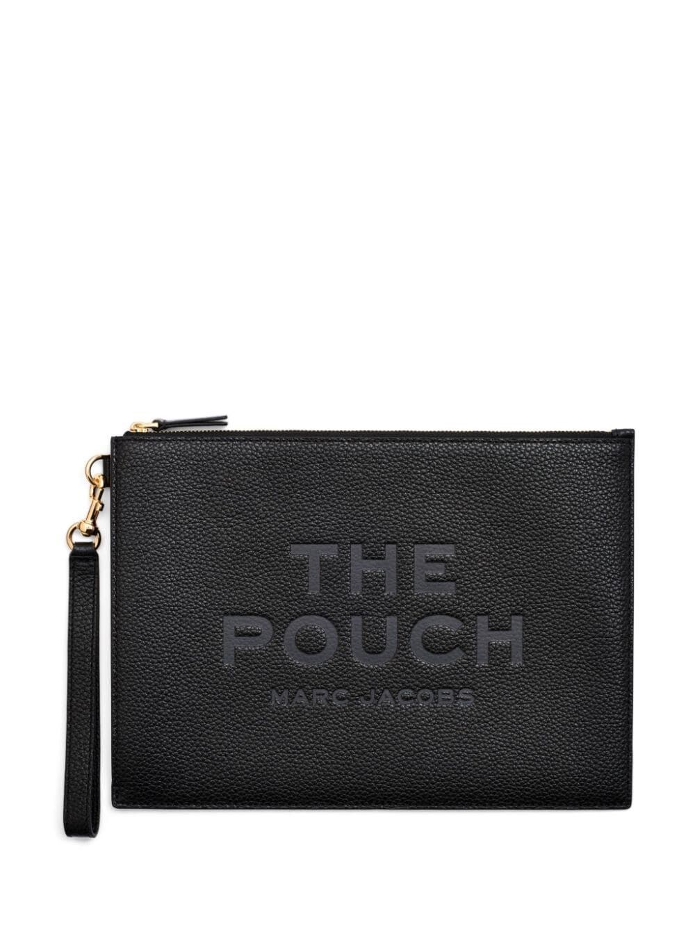 Marc Jacobs The Leather Large Pouch In Black