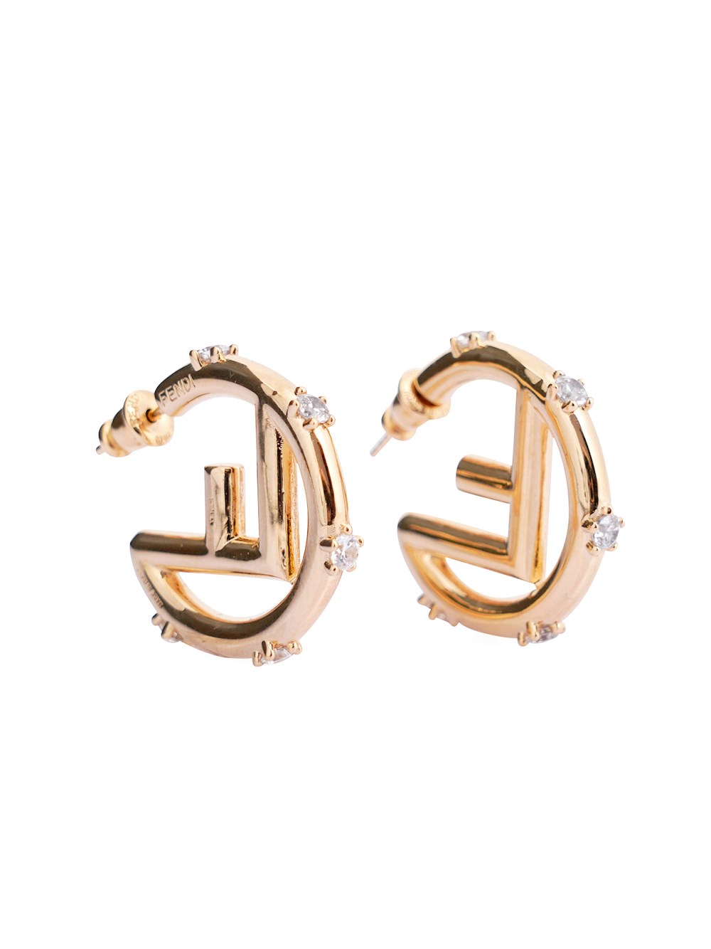 Fendi Earrings In Gold