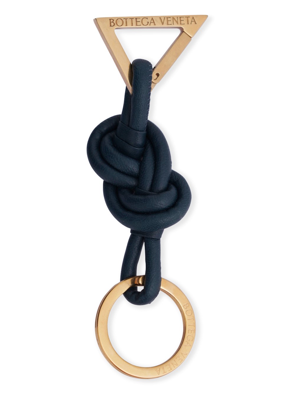 Shop Bottega Veneta Key Holder In Blue