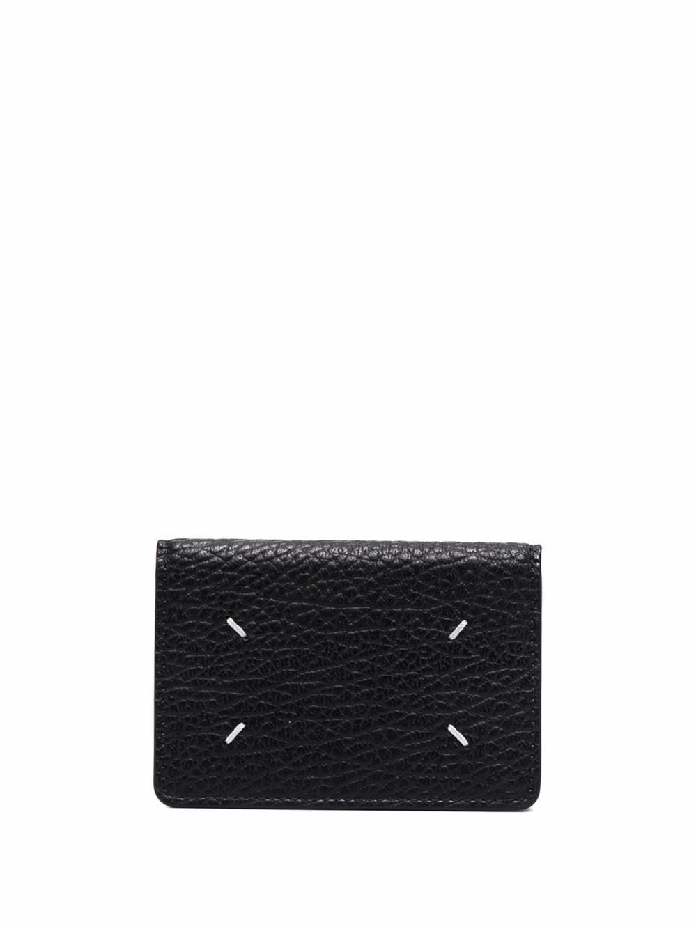 Maison Martin Margiela Women's Black Four Stitches Bi-Fold Cardholder