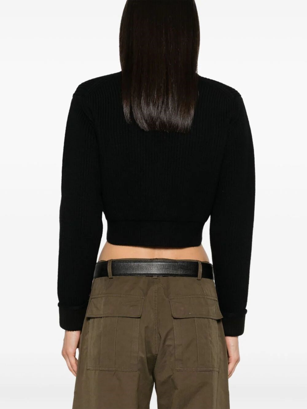 CROPPED V-NECK CARDIGAN