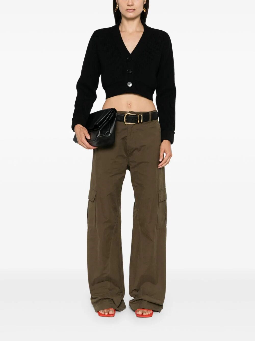 CROPPED V-NECK CARDIGAN