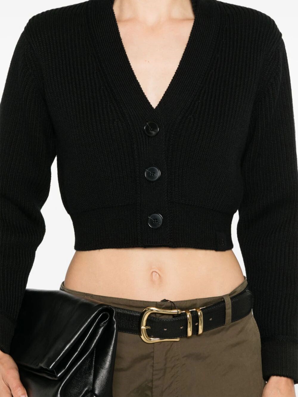 CROPPED V-NECK CARDIGAN