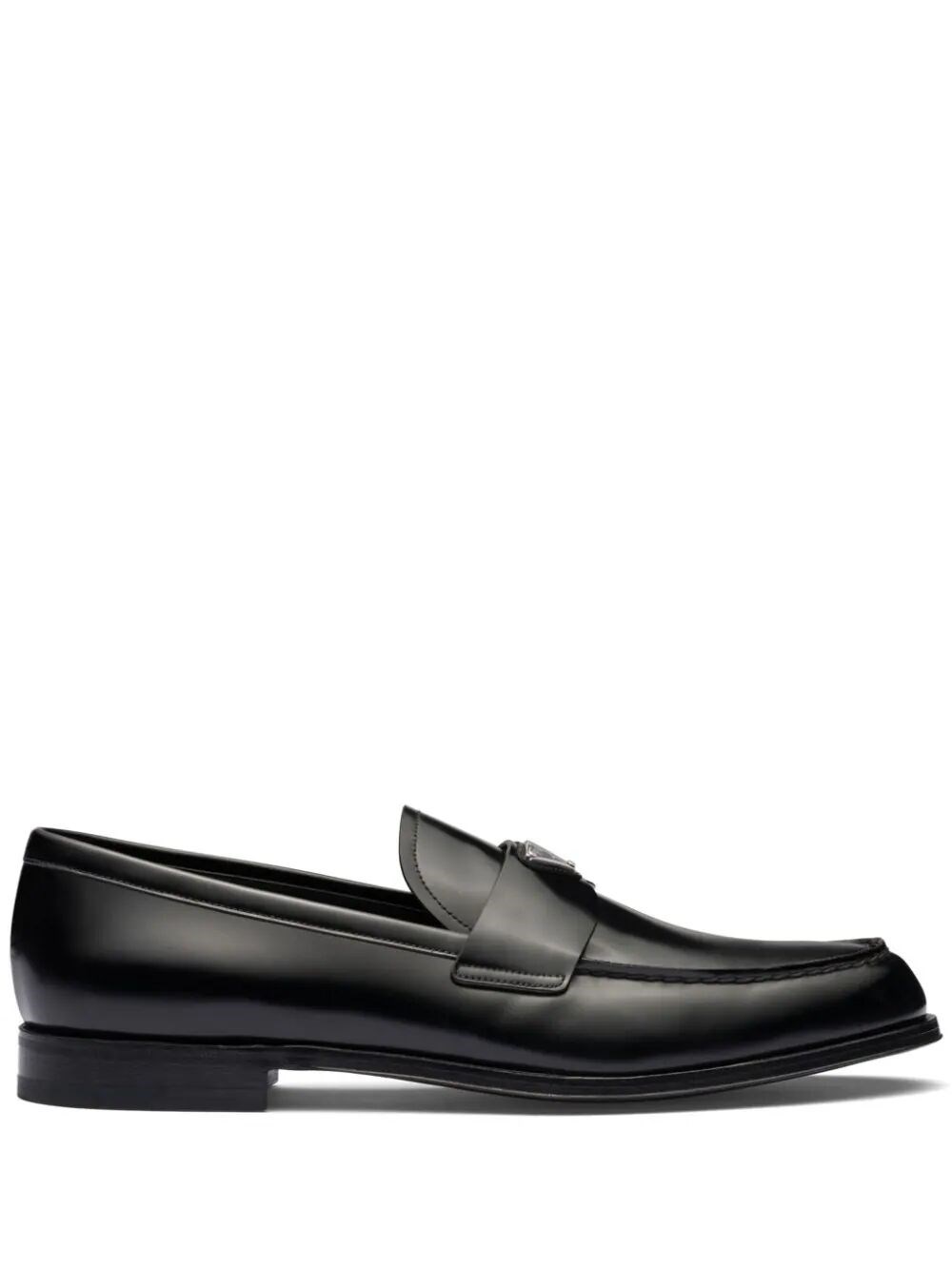 Shop Prada Loafers In Black