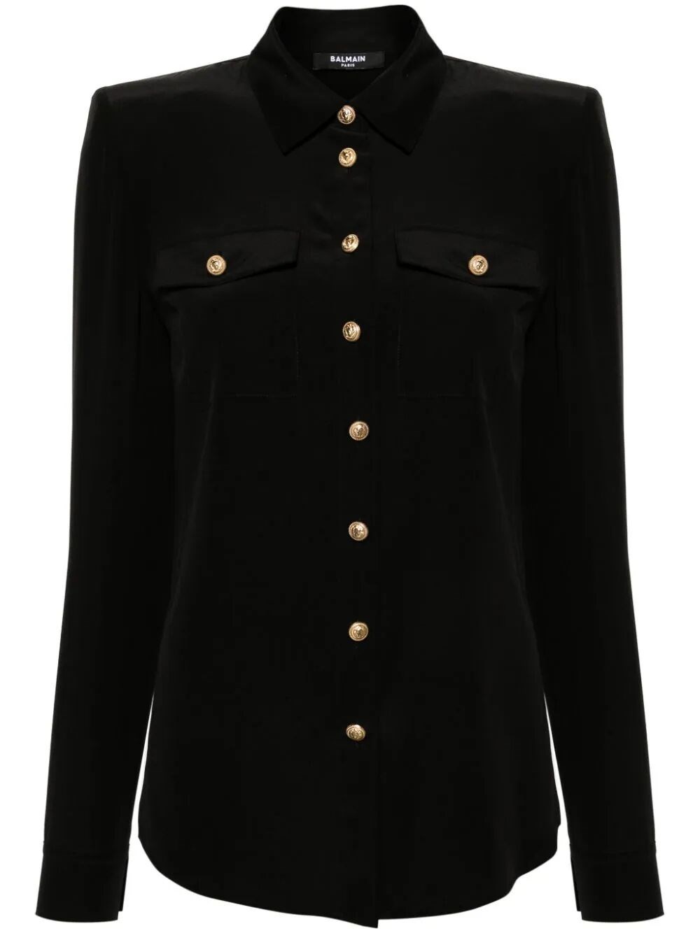 Shop Balmain Shirt In Black