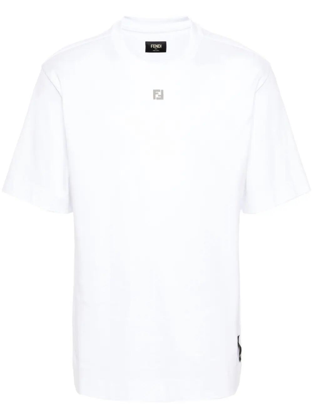 Shop Fendi T-shirt In White