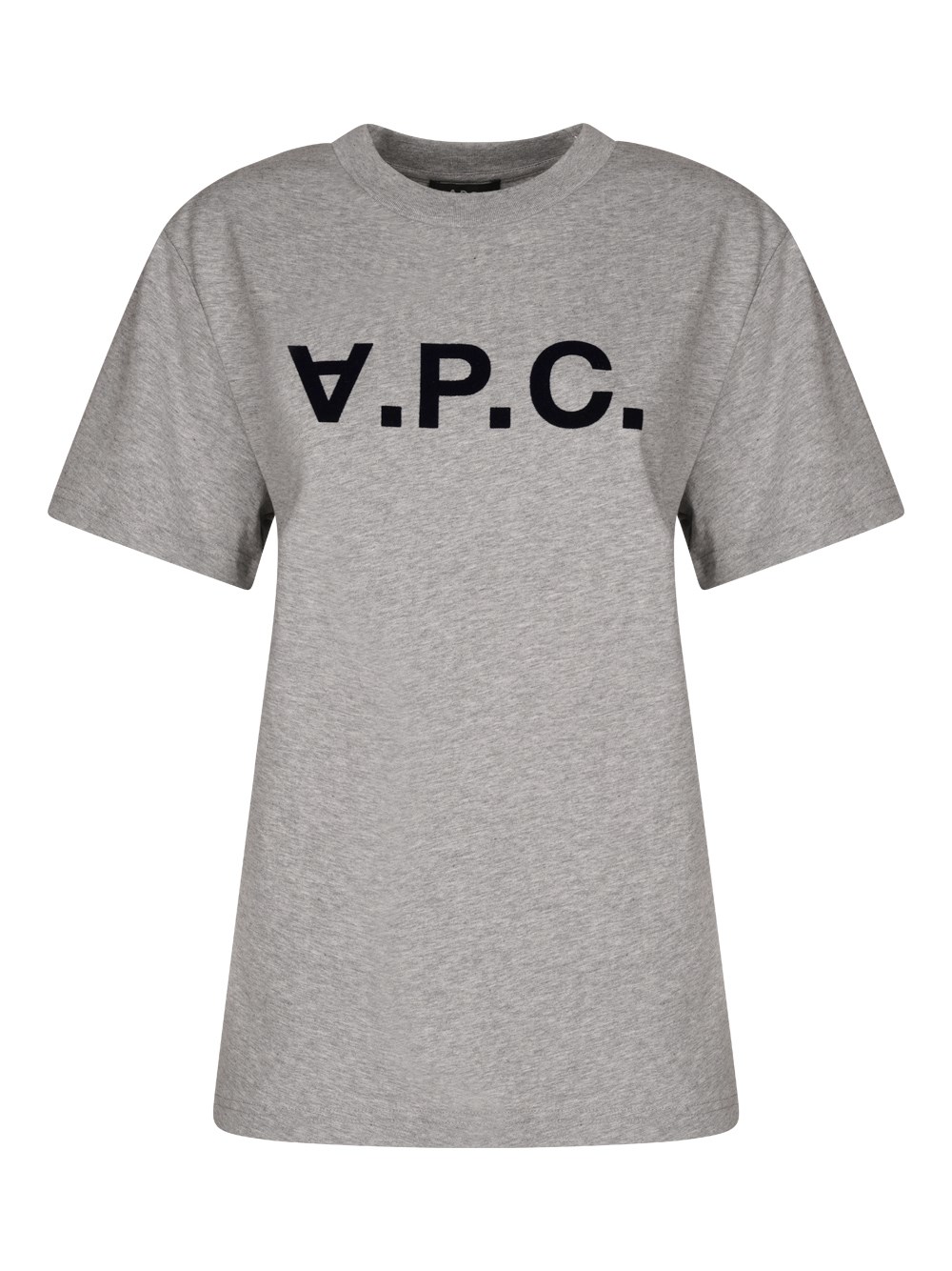 Apc Logo T-shirt In Gray