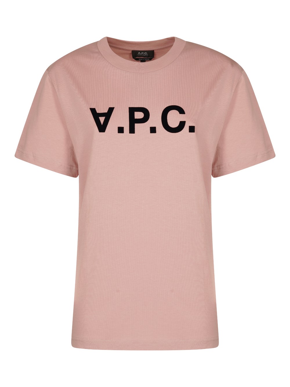 Apc Logo T-shirt In Pink & Purple