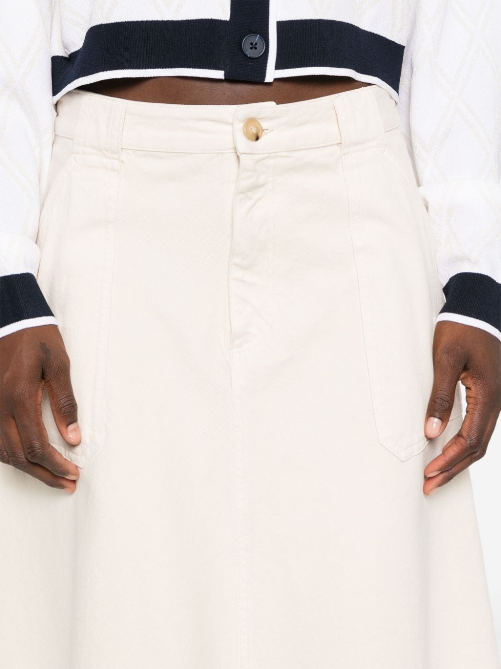 WORKWEAR-STYLE LAURIE LONG SKIRT