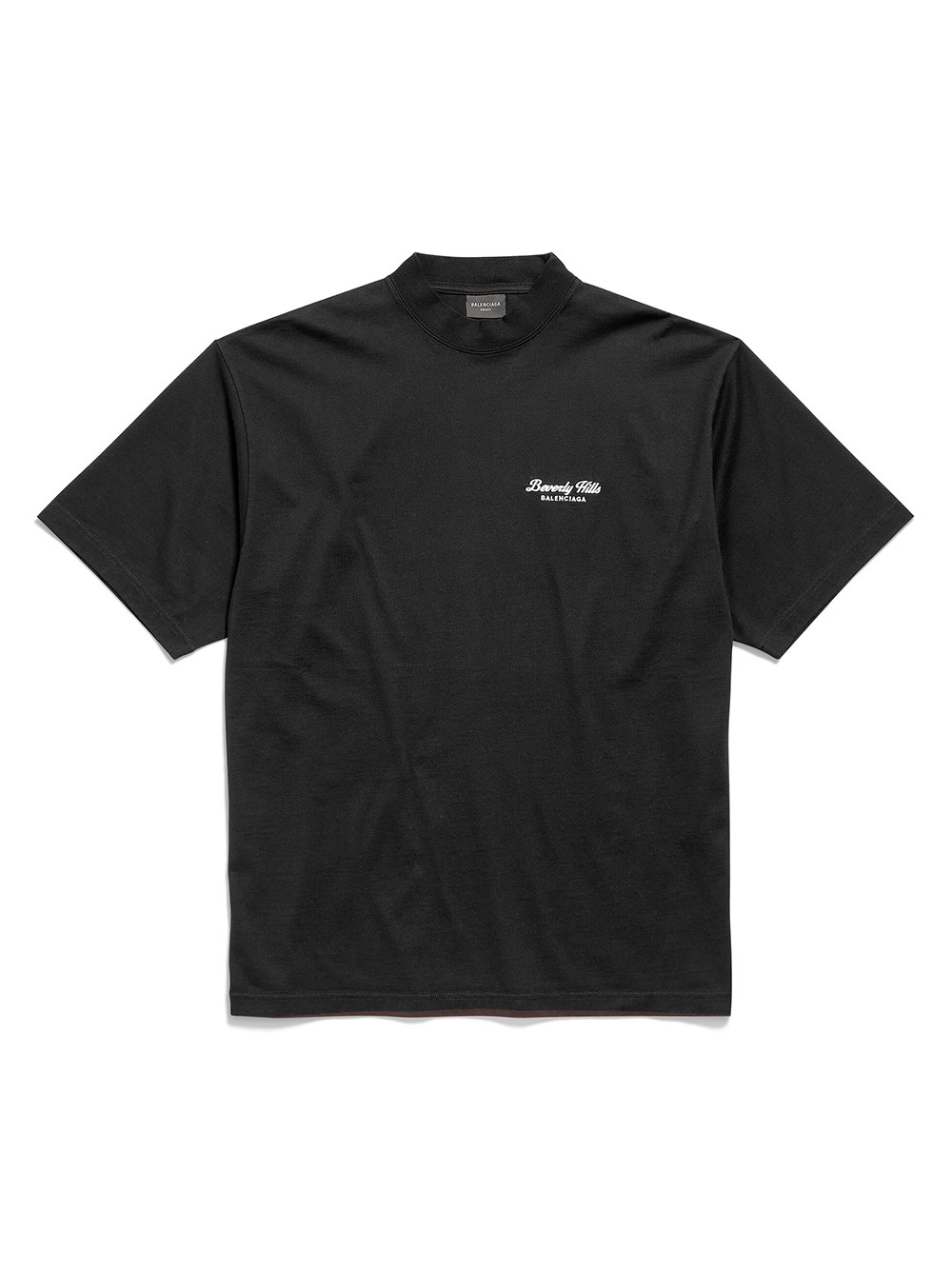 Shop Balenciaga Beverly Hills Medium Fit T-shirt In Black