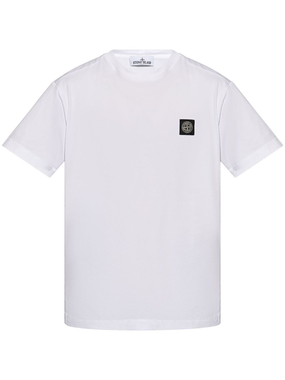 Stone Island Slim-fit Jersey T-shirt In White