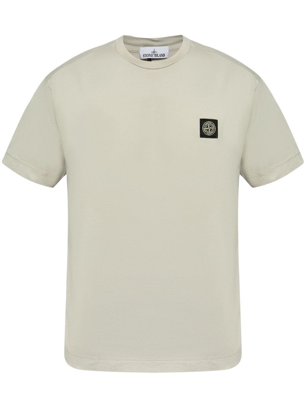 Stone Island Slim-fit Jersey T-shirt In Gray