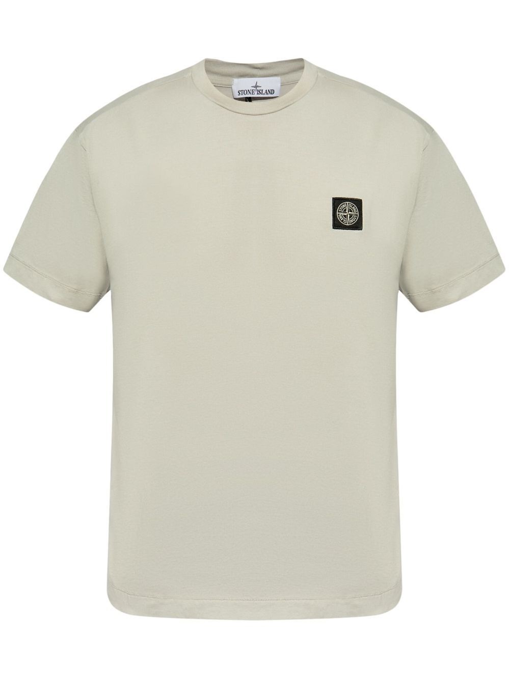 Shop Stone Island T-shirt In Jersey Slim Fit In Grey