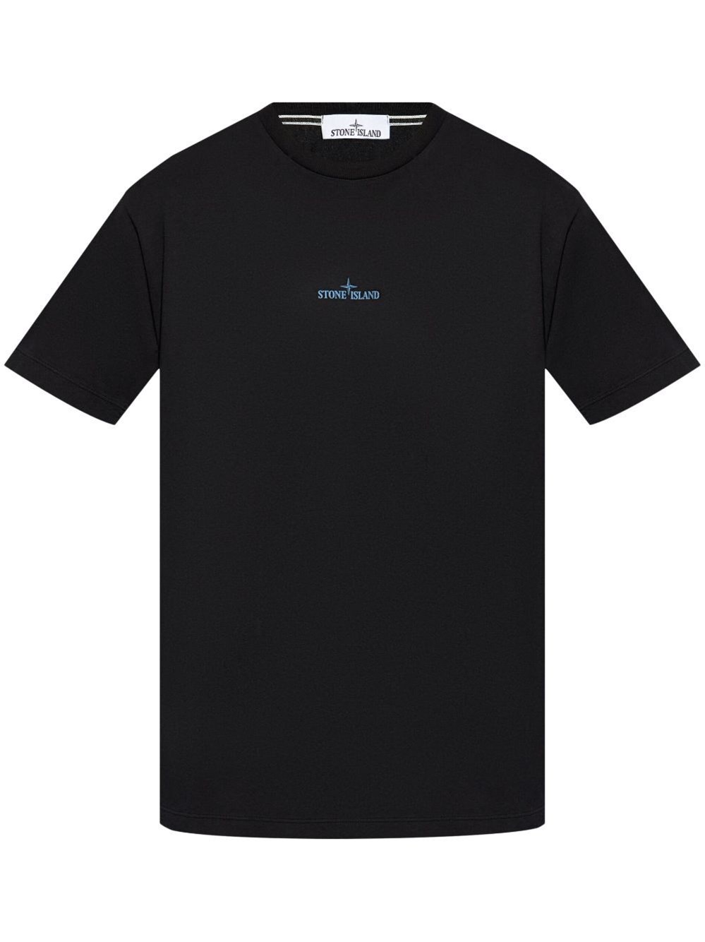 Stone Island Logo-print T-shirt In Black