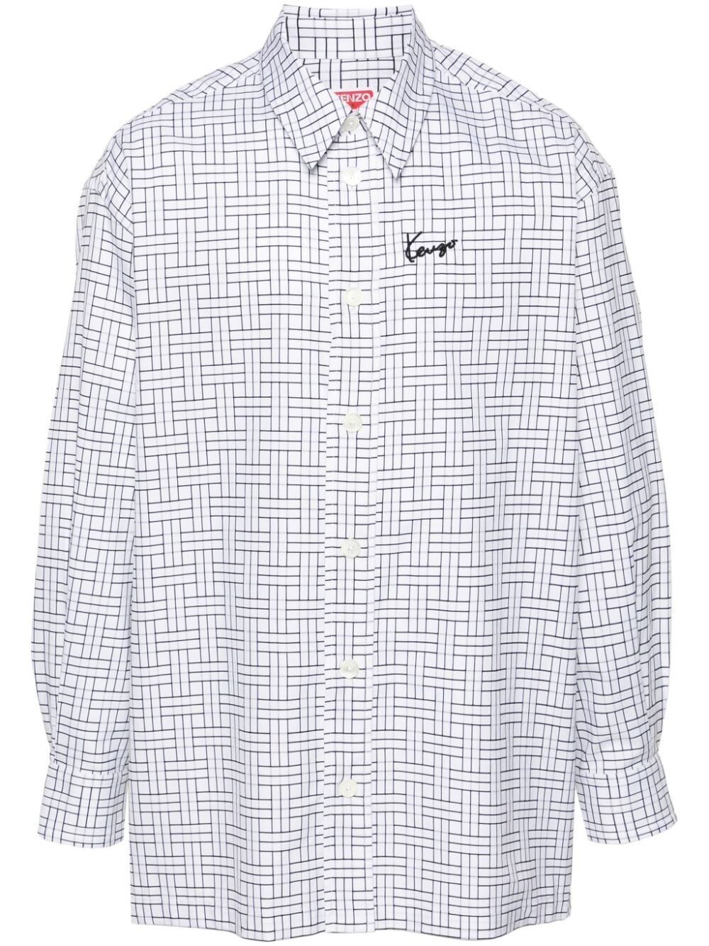 KENZO WEAVE OVERSIZED SHIRT