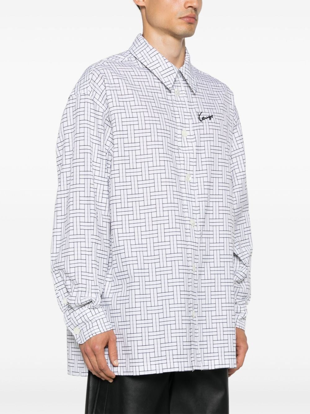 KENZO WEAVE OVERSIZED SHIRT