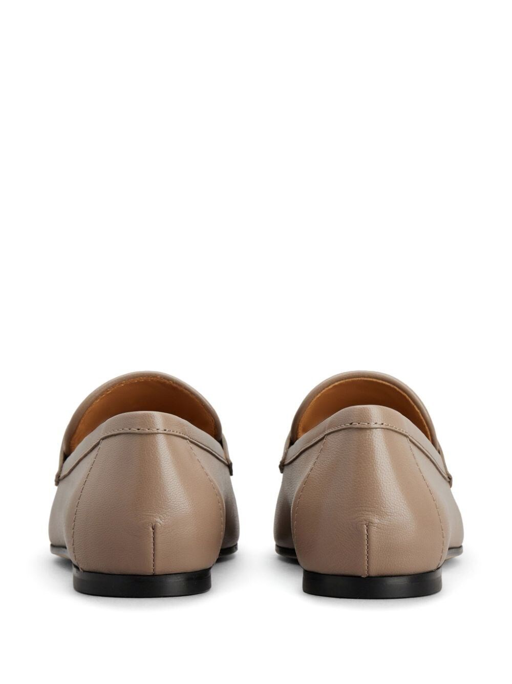 LEATHER LOAFER WITH LOGO