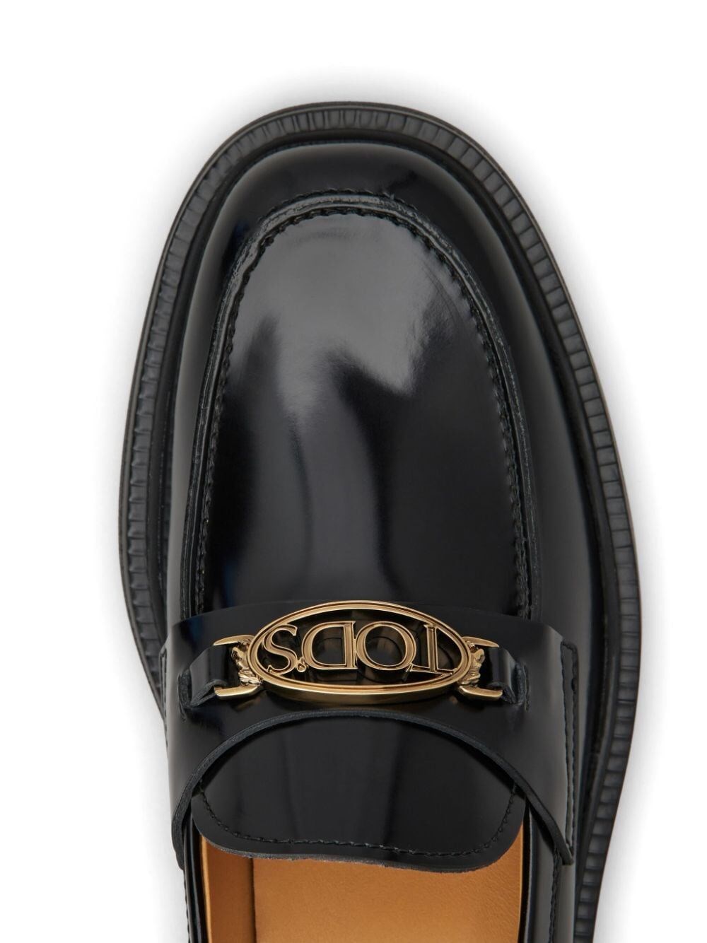 PENNY BAR LEATHER LOAFERS WITH LOGO