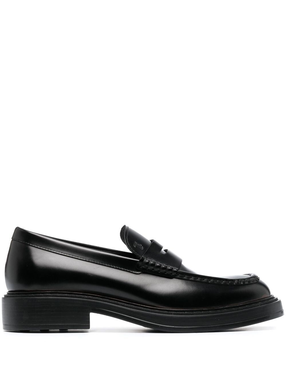 Shop Tod's Extralight Sole Penny Loafers In Black