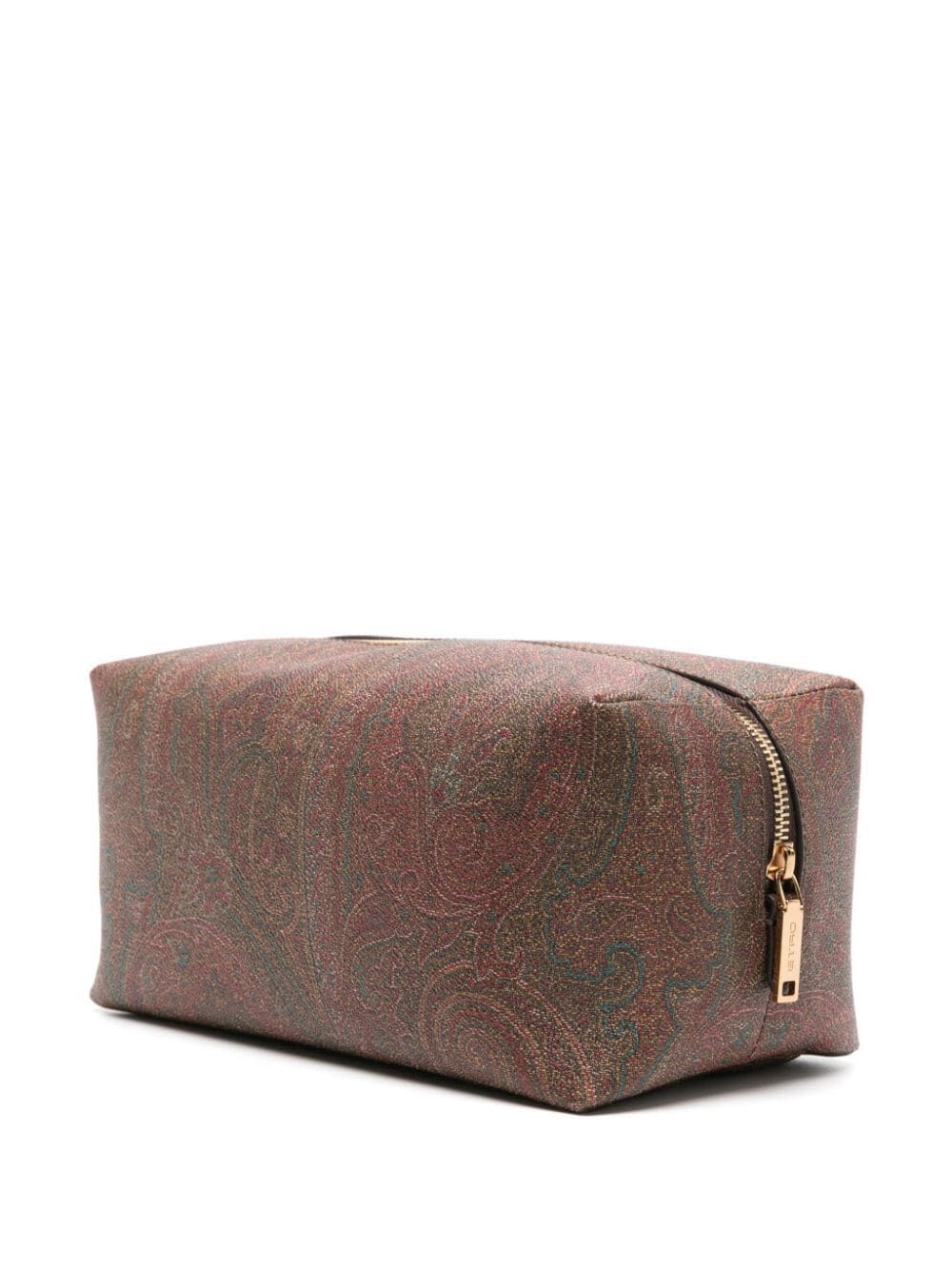 PEGASO-EMBROIDERED PAISLEY-PRINT WASH BAG