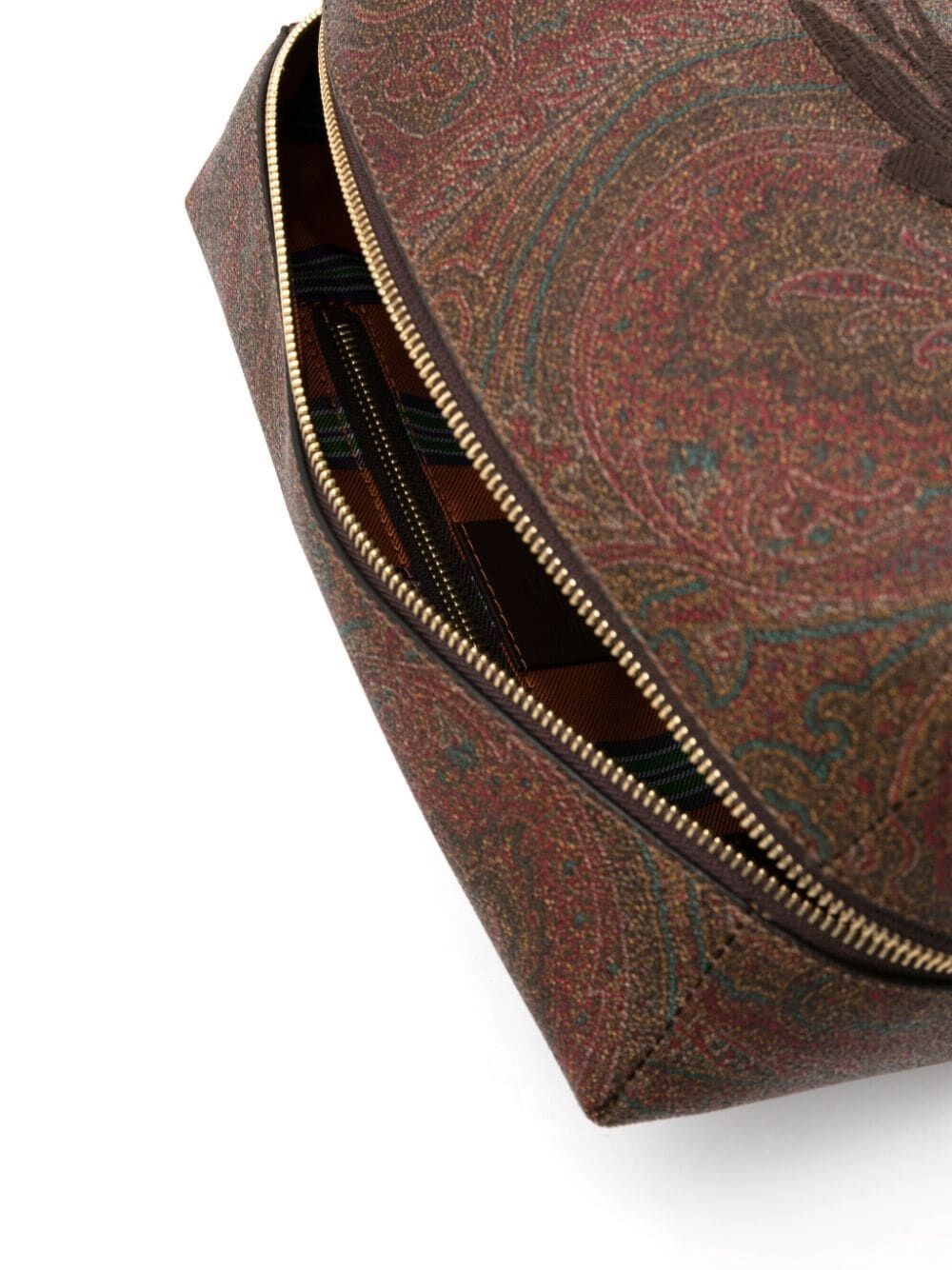 PEGASO-EMBROIDERED PAISLEY-PRINT WASH BAG