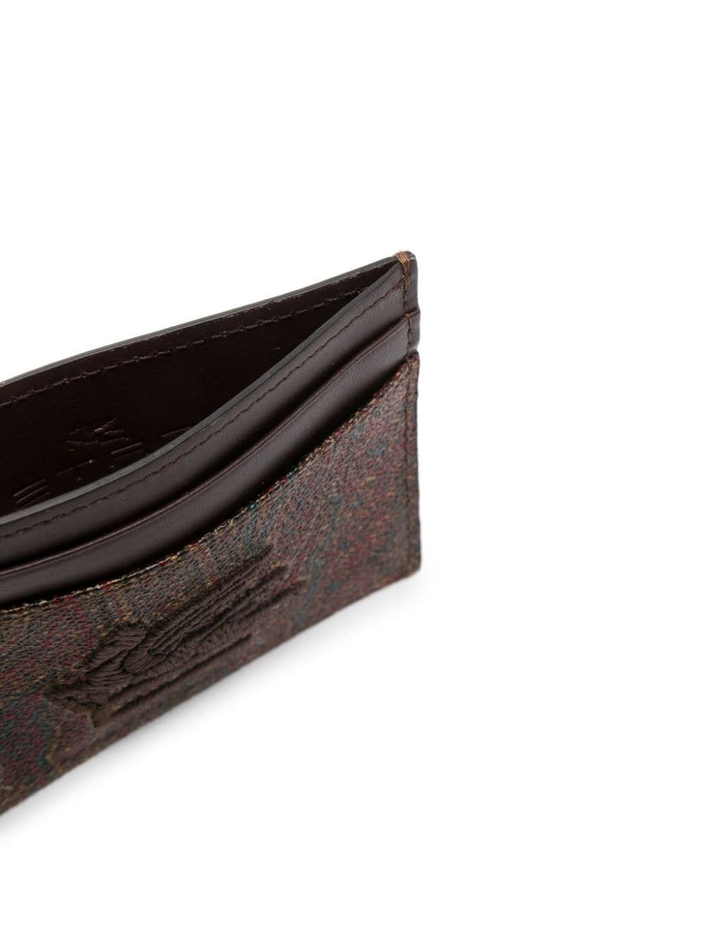 PAISLEY CARD HOLDER WITH PEGASO DETAIL