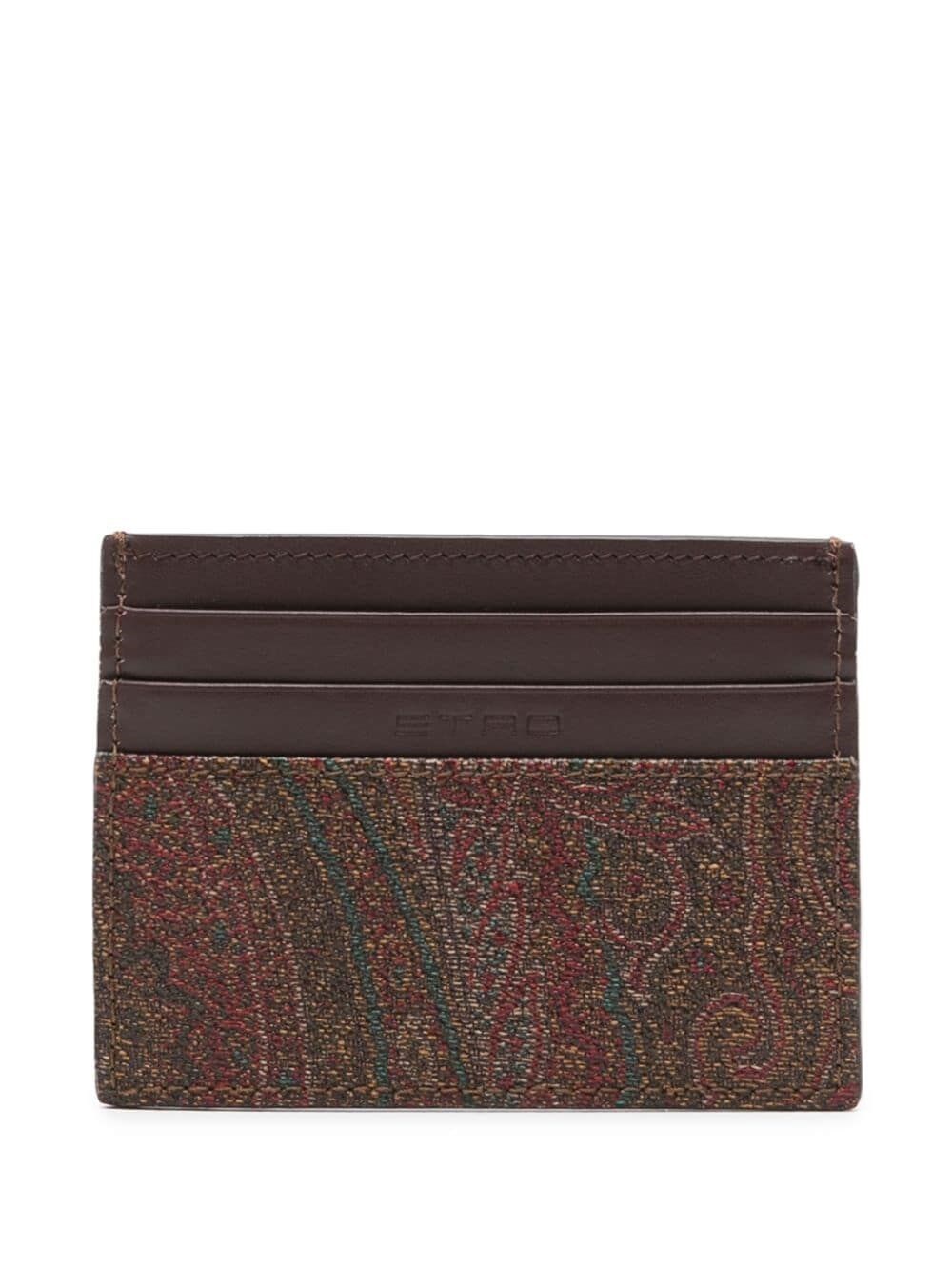 PAISLEY CARD HOLDER WITH PEGASO DETAIL