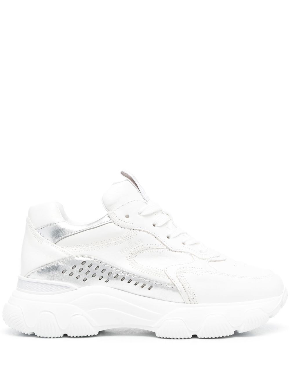 Shop Hogan Hyperactive Sneakers In White