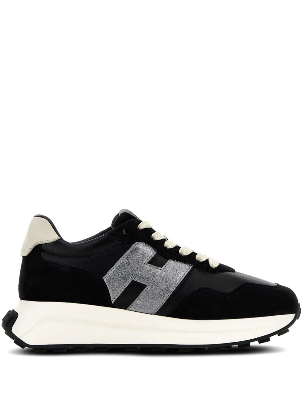 Shop Hogan H641 Sneakers In Black