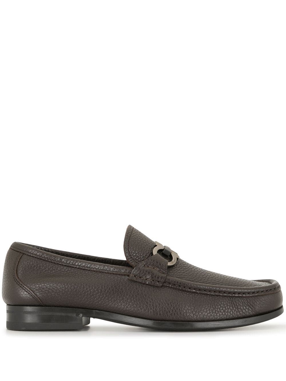 FERRAGAMO LOAFERS WITH GANCINI ORNAMENT 