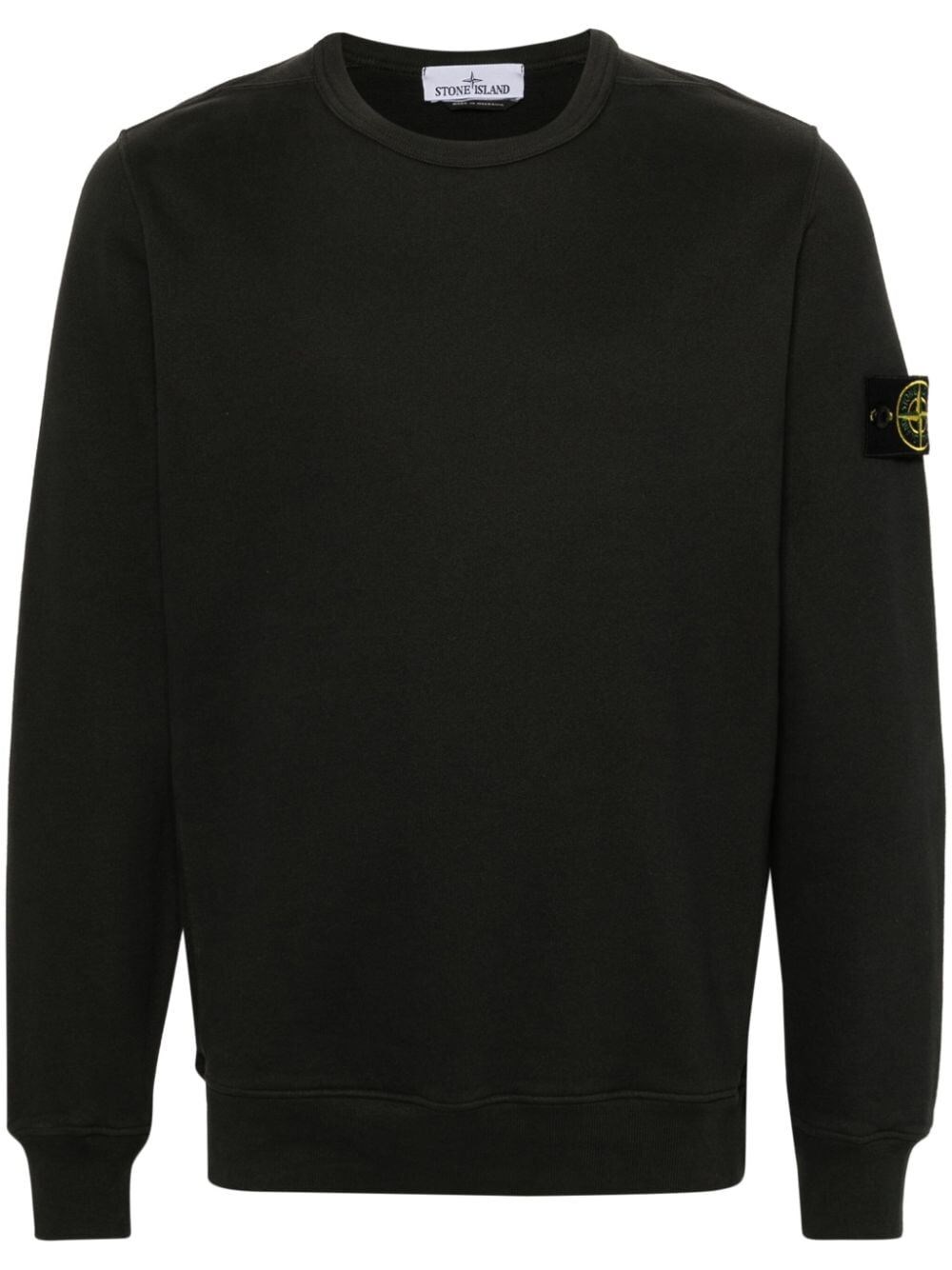 Shop Stone Island Felpa Girocollo In Grey