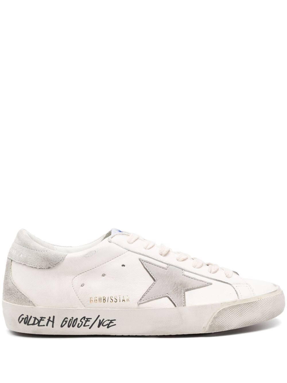 Shop Golden Goose Superstar Sneakers In White