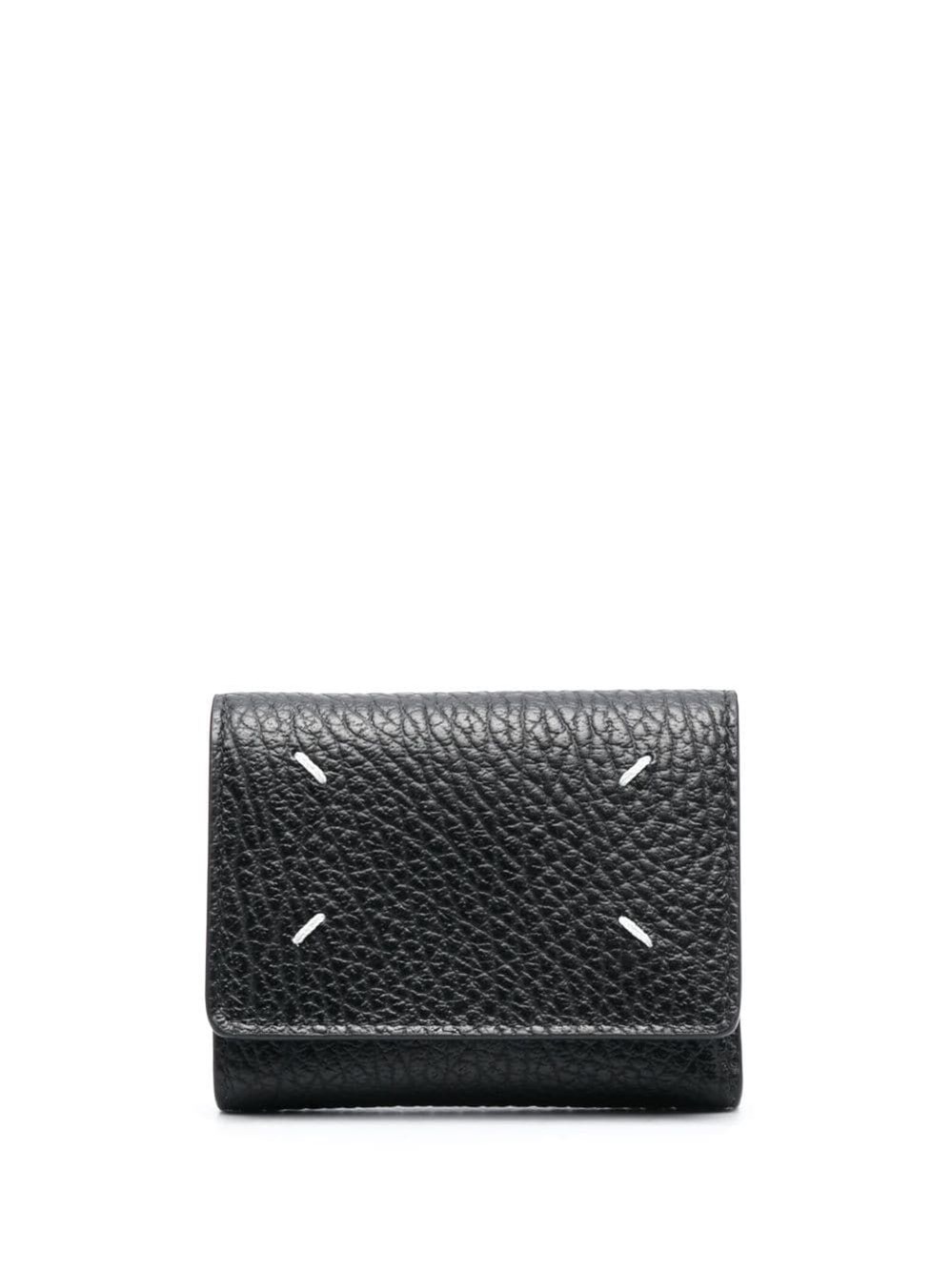 Maison Martin Margiela Men's Black Four Stitches Wallet
