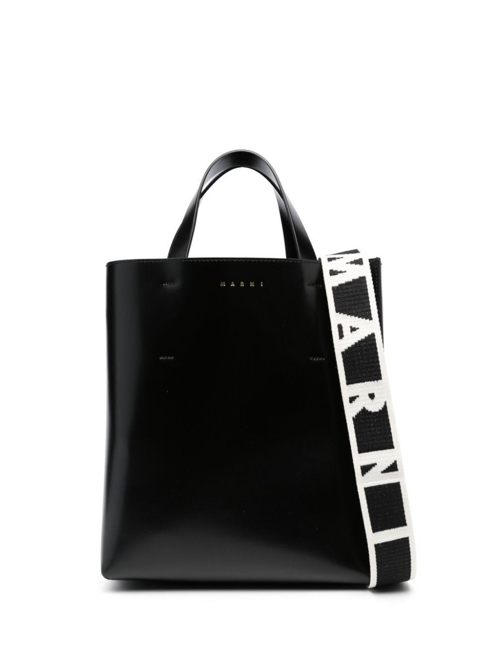 Shop Marni Museo Small Bag In Black