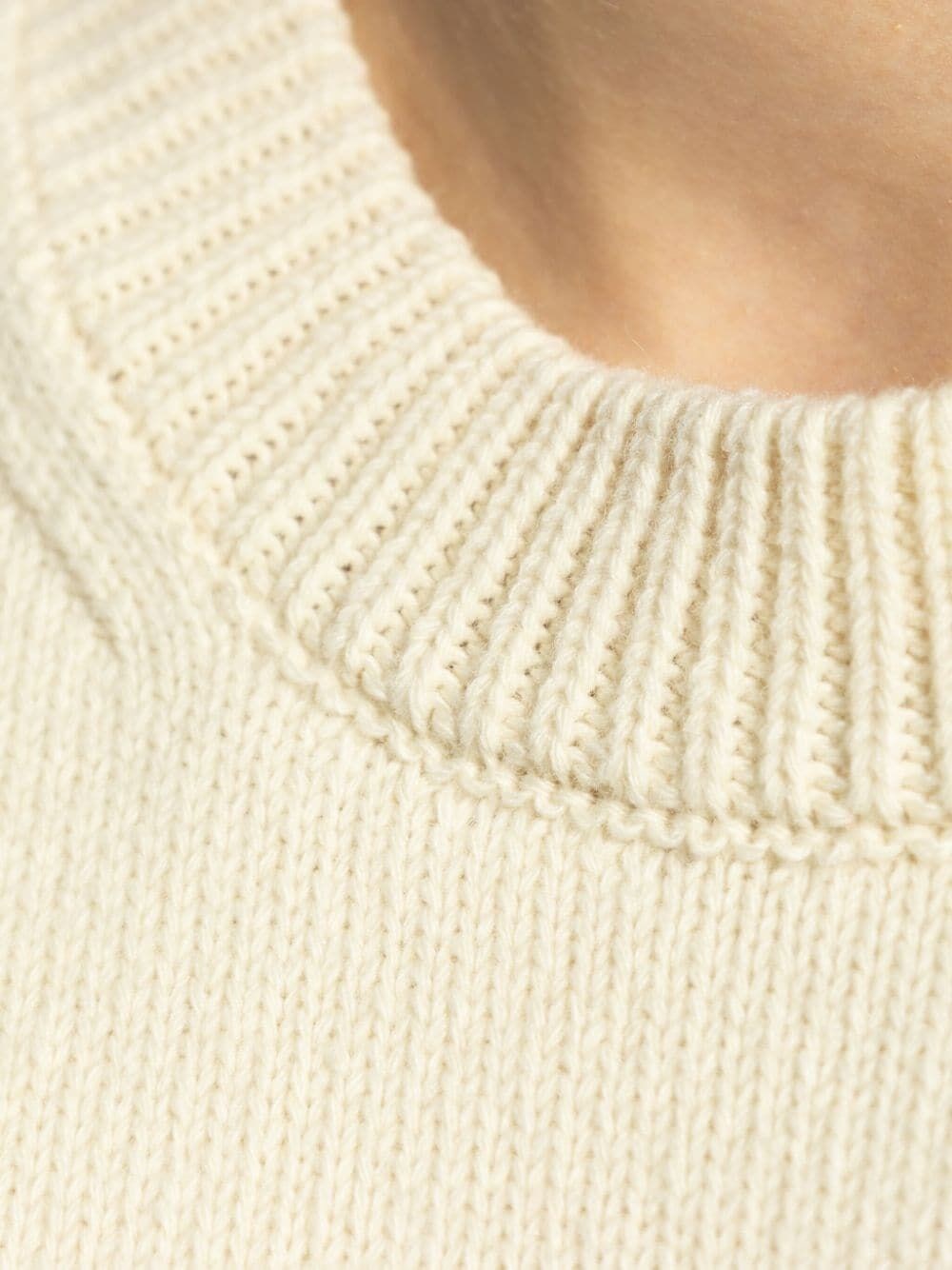DROP-SHOULDER CREWNECK JUMPER